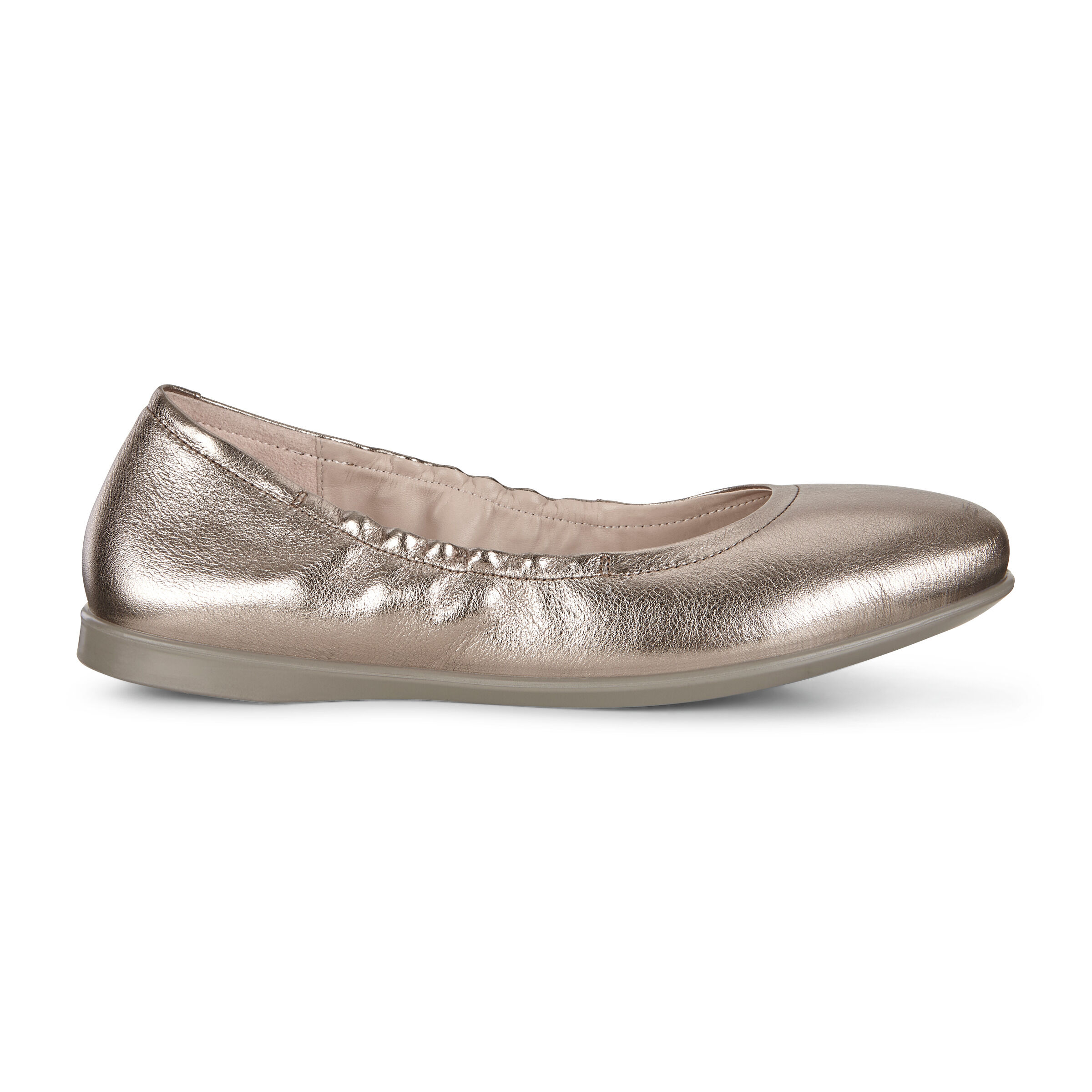 UPC 809704240053 product image for ECCO Incise Enchant Ballerina Shoes size 10 Warm Grey | upcitemdb.com