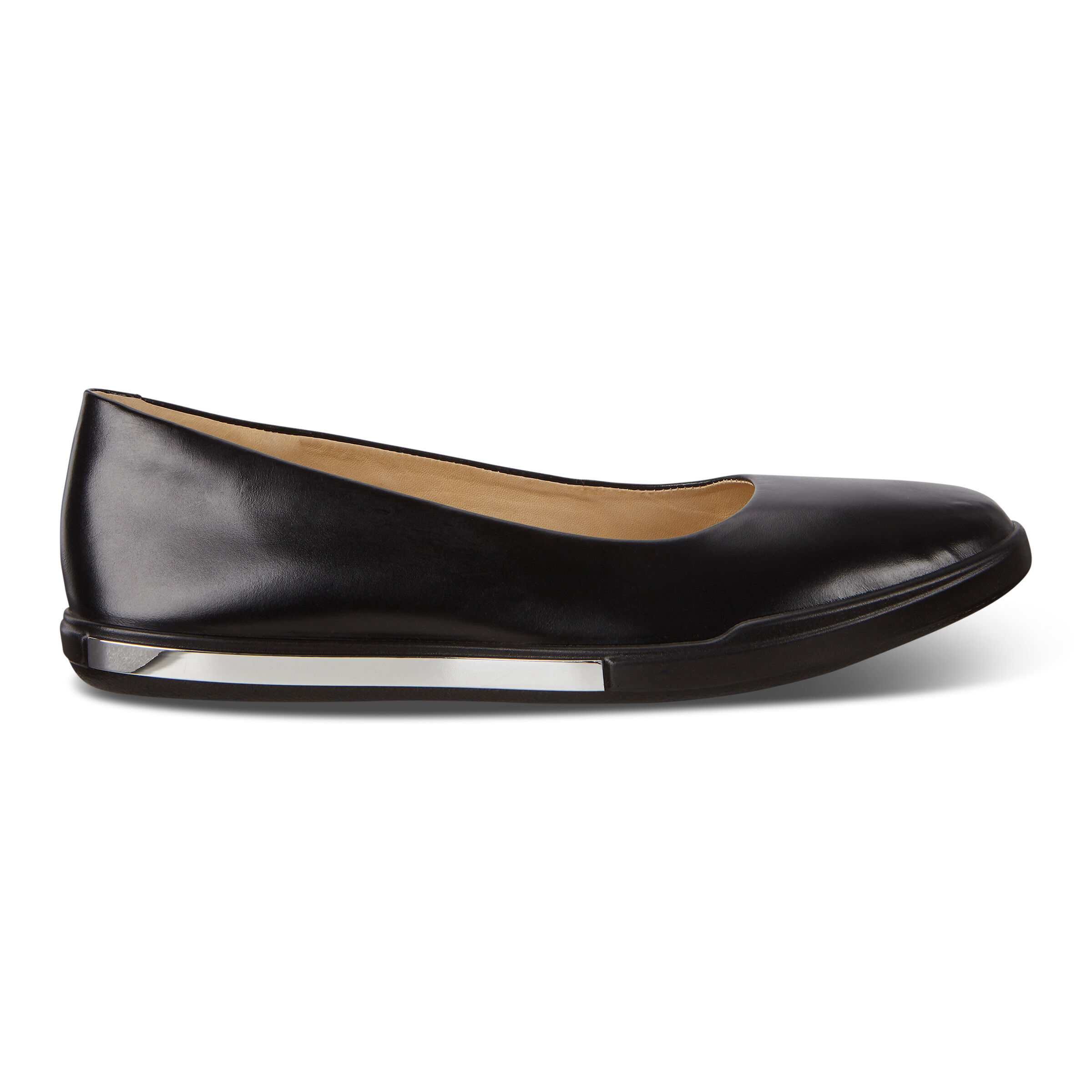 ecco patent leather flats