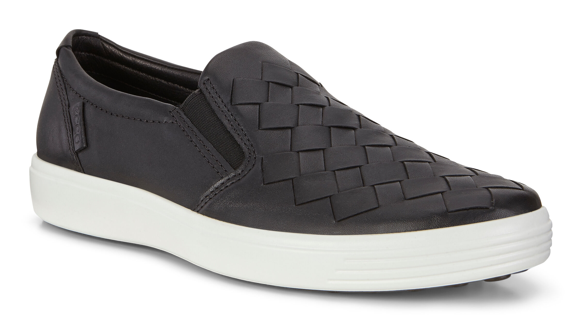 ECCO Shoes Mens Soft 7 Woven Slip on 